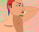 ユニークな似顔絵描きます インパクトの強いオリジナルなアイコン描きます イメージ3