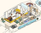 図面イラストや立体図の作成をします 建築士による図面イラスト作成です！ イメージ1