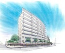 プロが温かみのある手描きスケッチパース制作します インテリアプランナーが図面から空間を可視化。イメージ共有に！ イメージ10