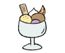 商用利用OK！可愛い食べ物のイラストをお描きします ⭐︎手描きでほのぼのした雰囲気です。挿絵やアイコンに♪ イメージ6