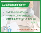 マーケティングに基づくロゴのご提案・制作します 環境整理〜コンセプト立案からお任せください イメージ2