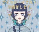 キラキラしたかわいいアイコン・イラストお描きします 商用OK！パッと目を引く個性的でかわいいイラストSNS等に！ イメージ1