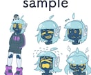 VtuberやOCのイラスト・四コマ漫画描きます デフォルメが得意なクリエイターがイラストを制作いたします イメージ4