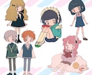 ゆるかわいい♡イラスト作成したします ♡♡今なら即日納品可能です♡♡ イメージ1