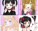 あなただけの可愛いイラスト描きます 少女漫画のような大きな目の女の子が得意です★ イメージ7
