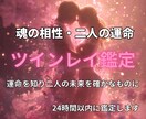 最高峰ツインレイ霊視《お二人の相性の秘密》占います 魂の片割れ・運命の相手との未来を幸福へと導く奇跡の鑑定 イメージ1