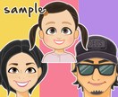 キャラクタ調の似顔絵描きます 映画アニメのようなかわいいキャラクタに！ イメージ3