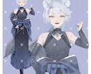 Live2D用・IRIAM用立ち絵を制作いたします 魅力的なキャラクターで配信したい方におすすめ！ イメージ6