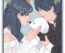 ウェルカムボード用イラストを描きます 結婚式の記念になるウェルカムボード用のイラストを描きます イメージ1