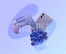 3点セット！オリジナルモチーフ画像制作します サムネイル等への使用に！3DCGを使用した立体的な素材 イメージ4