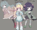ミニキャラ制作・2頭身or4頭身・描きます 2頭身or4頭身から選べる　可愛いデフォルメキャラ描きます イメージ4