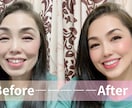 自然に若見え美肌補正(SNS•プロフ用)いたします 写真を自然に若々しく！プロカメラマンが丁寧な補正加工します。 イメージ2
