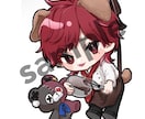 ディフォルメイラスト描きます グッズなどに！！オリジナルキャラをかわいいディフォルメ化に！ イメージ1