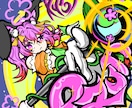 アイコン等に使える1:1比率イラスト描きます インパクトのあなたを象徴する1枚を イメージ2