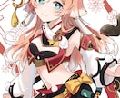 ８月上旬納品可♦イラスト作成いたします 立ち絵、歌ってみた動画イラスト等目を惹くイラストお描きします イメージ6