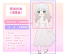ただいまセール中！かわいいミニキャラ描きます SNS・配信・グッズに♡かわいいをぎゅっと詰め込みます！ イメージ2