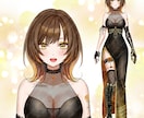 １枚絵・立ち絵・キャラデザ等　イラスト描きます クリエイター様・Vtuber様の活動のお手伝いをいたします！ イメージ9