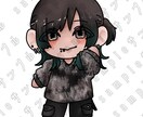 ダーク感のあるイラスト、アイコン作成します 選べる絵柄！等身高め〜ちびキャラまで イメージ6