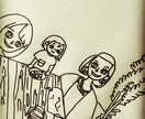 ゆるーく心がほっこりするようなイラスト描きます エネルギー、周波数をあげたい方イラストもって上がりましょう。 イメージ3