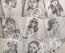 似顔絵かけます あなた用の鉛筆、白黒、水彩絵をかけます。 イメージ1