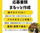 話すだけでOK！応募書類の不安をまるっと解消します あなたの魅力を言語化し、応募書類をまるごと作成します イメージ1