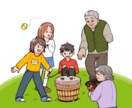 商用可！なごやか挿絵・イラスト（背景付き）描きます 個人・ビジネスなど様々な利用目的で製作可能です！ イメージ1