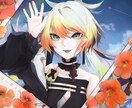 オリジナル・二次創作イラスト制作いたします 透明感のある女性・中性キャラクターのイラスト イメージ4