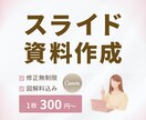 シンプルで分かりやすいスライド資料を作成します ｜わかりやすい図解・修正無制限 イメージ1