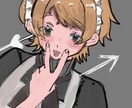 SNSに使えるイラスト描きます SNSのアイコンにつかえる人物イラストオーダー承ります イメージ3