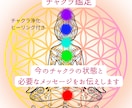 チャクラ鑑定☆チャクラの状態をリーディングします ～チャクラ浄化と調整・あなたに必要なメッセージ～ イメージ1