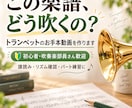 トランペットの譜読み用お手本動画を作ります 初心者・吹奏楽部員向け楽譜を送るだけでお手本動画を作ります イメージ1