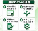 Meta認定資格者が垢BANと審査落ちを解決します 広告アカウント停止と審査落ちの原因を切り分けます イメージ4