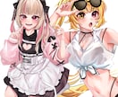 かわいい女の子かっこいい男の子描きます 魅力的な1枚絵、使いやすい立ち絵を描きます イメージ5