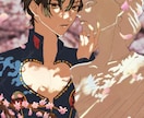 映画のワンシーンのようなイラストを描きます 動画のサムネイル、TRPGでの立ち絵、記念イラストなど! イメージ3