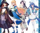 商用可能ご希望に合わせた立ち絵や一枚絵描きます 魅力あるイラストであなたの動画配信TRPGを彩ります イメージ2