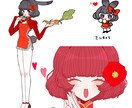 ポップで表情豊かなイラスト描きます グッズ、サムネイルなど対応いたします。 イメージ4