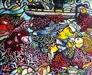 和紙を使う切り絵を作成いたします 昼は切り絵、夜は照明に変身する切り絵 イメージ1