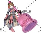 配信や動画のサムネに使えるイラスト描きます オリジナルキャラを持っている方のニーズに答えます イメージ6