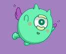 SNSモンスターアイコン描きます 可愛らしい虫系、モンスターキャラまで！ イメージ5