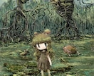 描き込まれた線画の可愛いイラスト制作します アナログ感のある線画でキュートやポップ、雰囲気のある絵も！ イメージ7