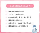 Instagram用画像制作お手伝いします デザインに乗せてそのまま投稿できる形でお渡しします！ イメージ2