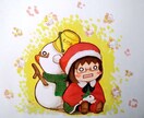 ほのぼのイラストをお描きします キャラクター作成や表紙、挿絵、プレゼント用にいかがですか？ イメージ4