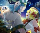 光の美しい1枚絵をお描きいたします 水彩と厚塗りの中間の独特な雰囲気のイラストをお描きします イメージ1