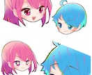 SDキャラ＆SNSアイコン制作／表情差分描きます SNSや配信で使える！可愛いミニキャラを描きます イメージ6
