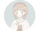 ふわっと可愛いsns用アイコンお描きします 淡い色合いで優しい印象を与えます イメージ4