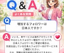 インスタグラム海外フォロワー1000人増やします 1000人2000円｜20日間の減少補填保証付き・初心者歓迎 イメージ5