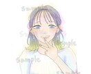 透明感のある女の子のアイコン作成します Twitterやインスタなどで使えるアイコン作成します イメージ3