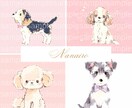 大切な家族ペットのイラスト作成いたします データお渡し＊プレゼントにも喜ばれています。 イメージ4