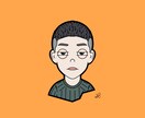 最短１日！おしゃれな似顔絵イラスト描きます お写真・顔画像を元に、似顔絵イラスト・アイコン描きます！ イメージ10