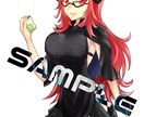 キャラクターの立ち絵をお描きします ゲームや動画、アバターの下絵などに イメージ1